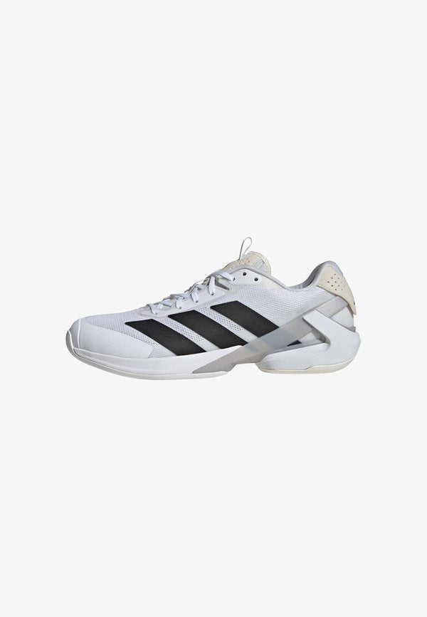 adidas Performance ADIZERO UBERSONIC 5 - Multicourt tennis shoes - cloud white   core black   silver metallic
