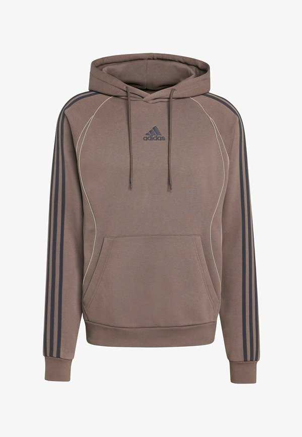 adidas Originals TEAMGEIST ADICOLOR - Hoodie - blanch brown