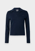 SLIM FIT LONG SLEEVE POLO SHIRT Media 1
