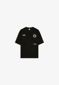 Bershka TERRY PRINT - TSHIRT - Print T-shirt - black