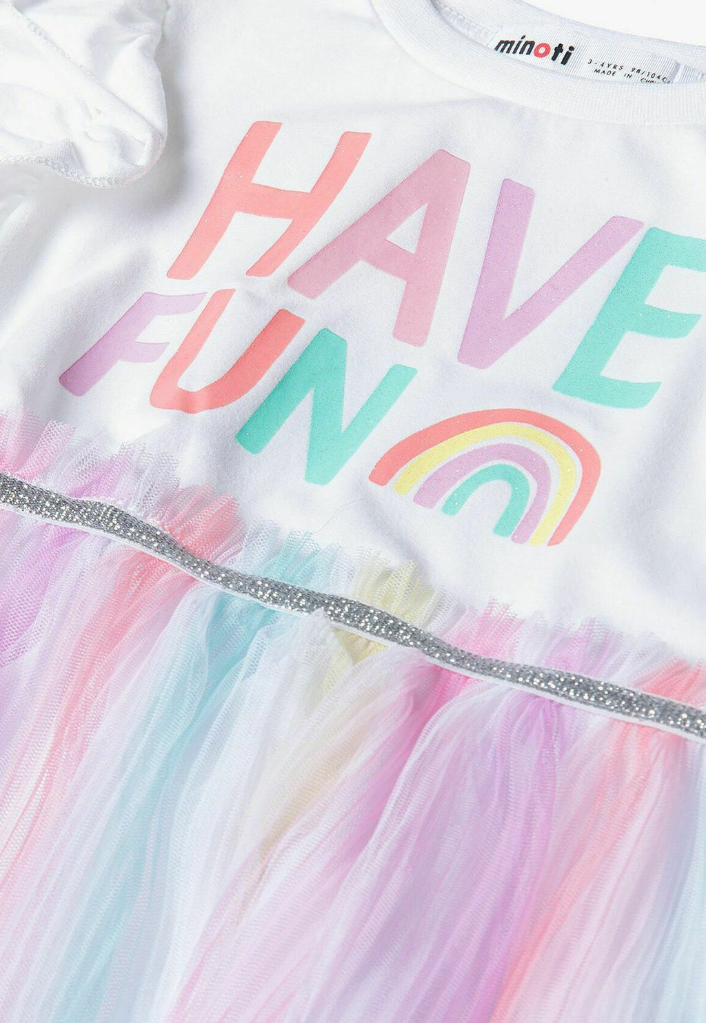 MINOTI FRILL SLEEVE WITH TULLE