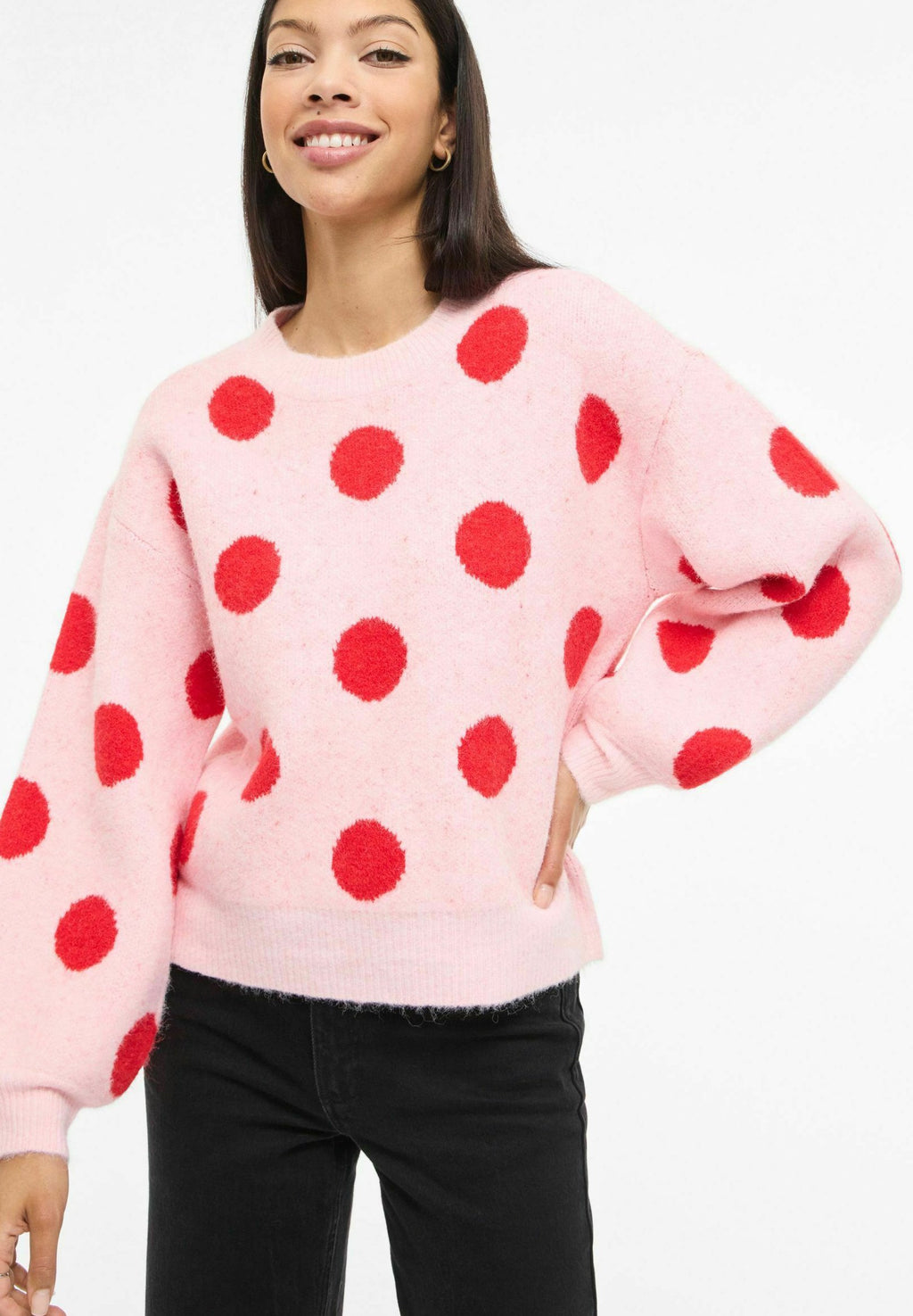 VILA Knitted VILUNA Round neck