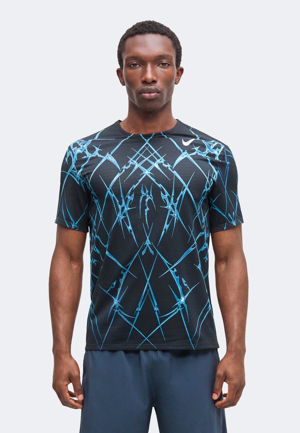 Nike Performance Print T-shirt - black/white