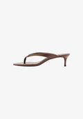 Mango ADULT - T-bar sandals - dark brown
