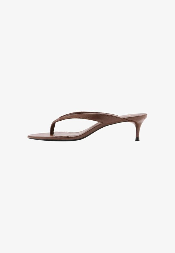 Mango ADULT - T-bar sandals - dark brown