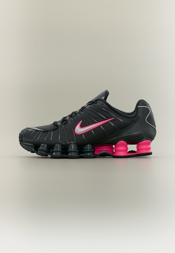 Nike Sportswear SHOX TL ICE - Trainers - off noir/metallic silver-coloured/hyper pink