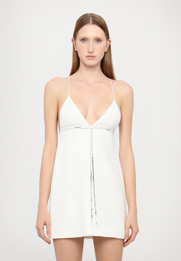 David Koma GROSGRAIN DETAIL MINI CAMI DRESS