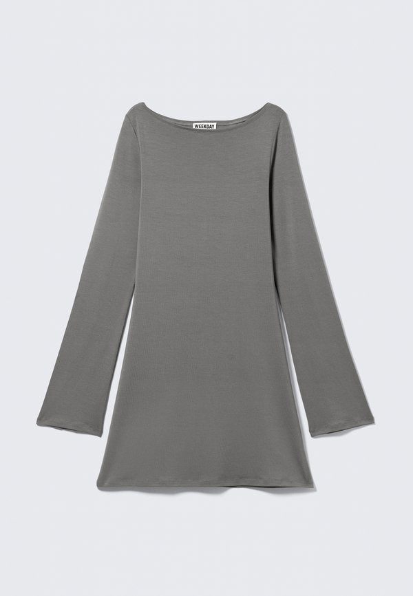 Weekday BOATNECK LONG SLEEVE DRESS
