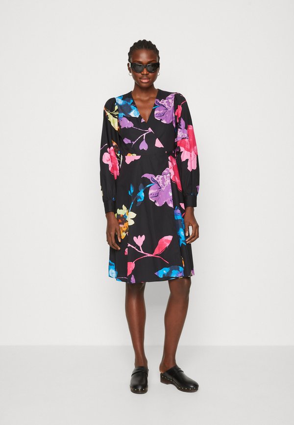 Selected SLFROSEMARY MIDI WRAP DRESS