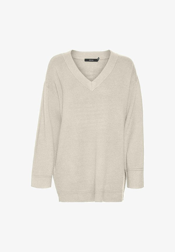 Vero Moda Knitted VMGOLD Knitted - Jumper - birch