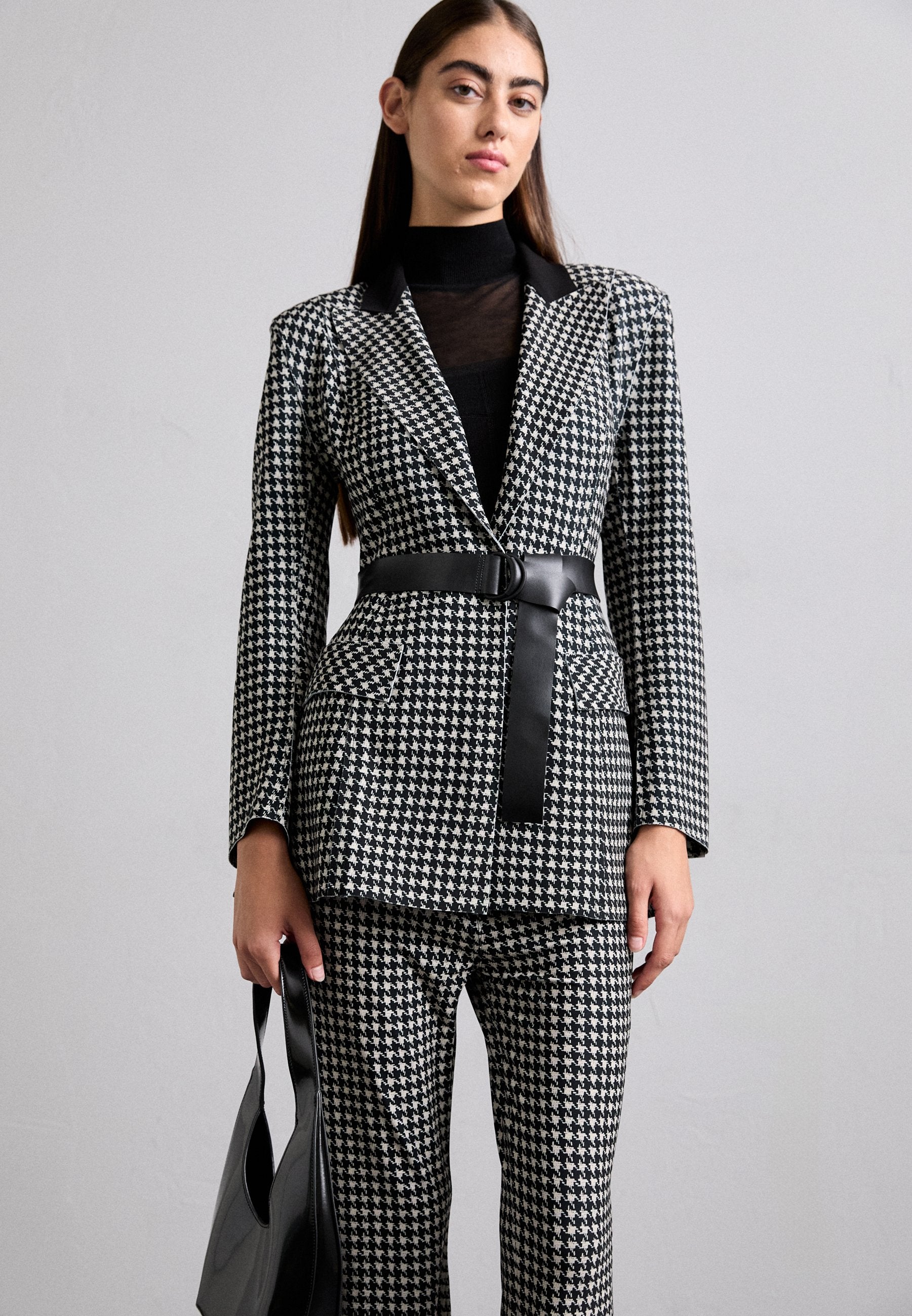 Norma Kamali SINGLE BREASTED BOY FIT RIDING JACKET