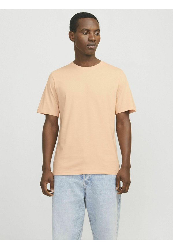 Jack & Jones JJEORGANIC BASIC TEE SS O-NECK NOOS - Basic T-shirt - peach parfait