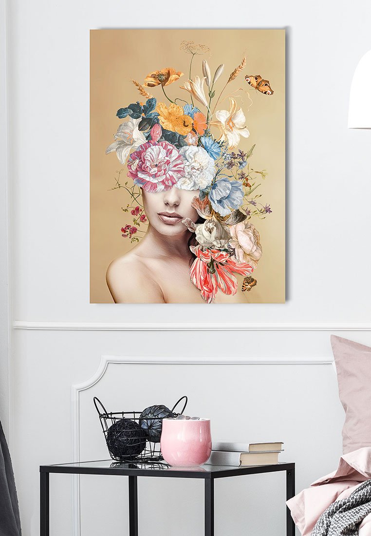 Orange Wallz FLORAL LADY