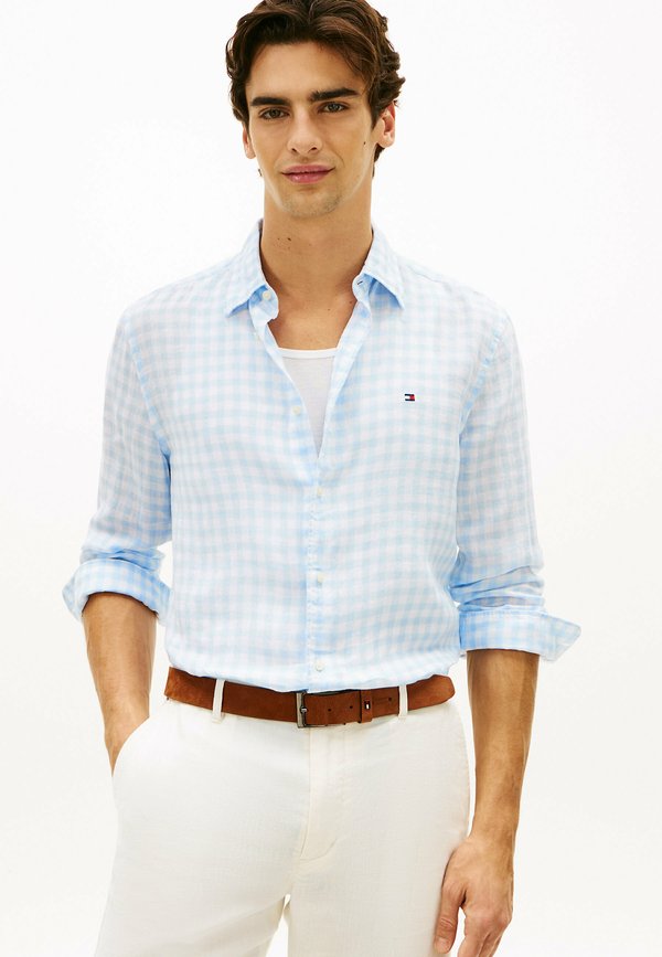 Tommy Hilfiger REGULAR FIT PURE  - Shirt - sweet blue   check