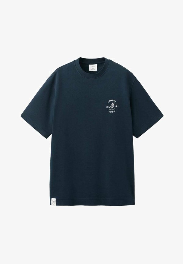 Mango Print T-shirt - navy