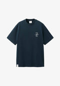 Mango Print T-shirt - navy