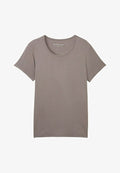 TOM TAILOR KURZARM - Pyjama top - grey medium solid