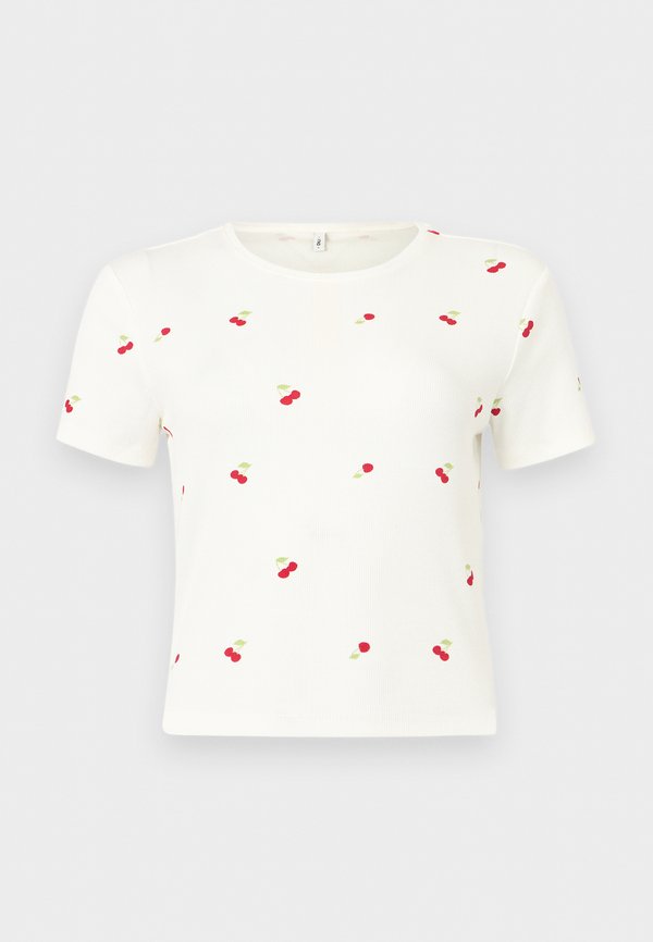 ONLY ONLFENJA - Print T-shirt - cloud dancer