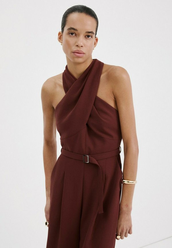 Mango Jumpsuit - bordeaux