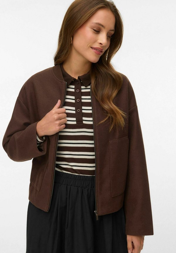 Vero Moda VMIDA Light - Bomber Jacket - chocolate brown