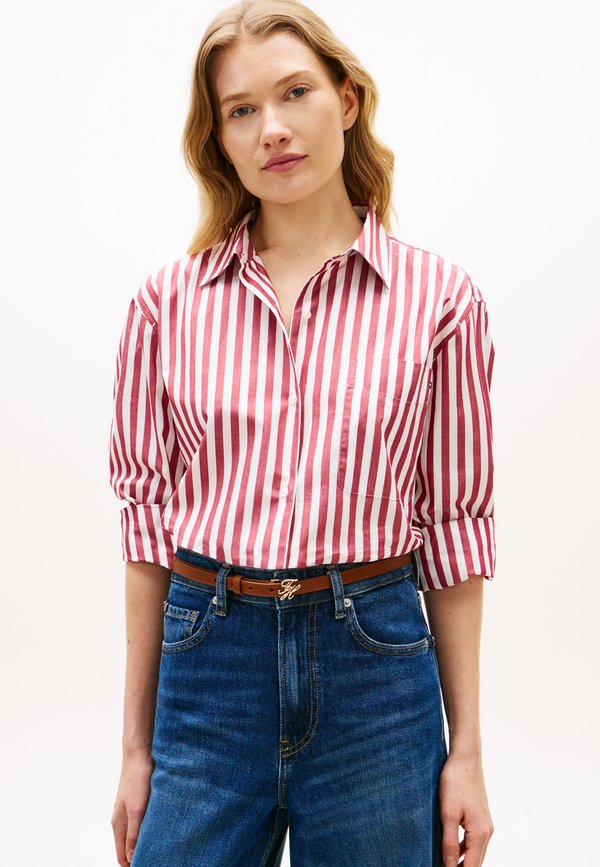 Tommy Hilfiger Button-down blouse - ecru/liberty red