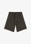 Bershka WASHED BERMUDA SHORTS - Tracksuit bottoms - dark grey