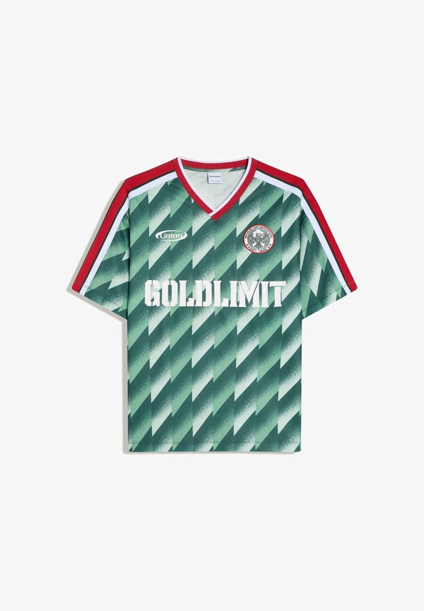 Bershka MEXICO WORLD CUP - TSHIRT - Print T-shirt - evergreen