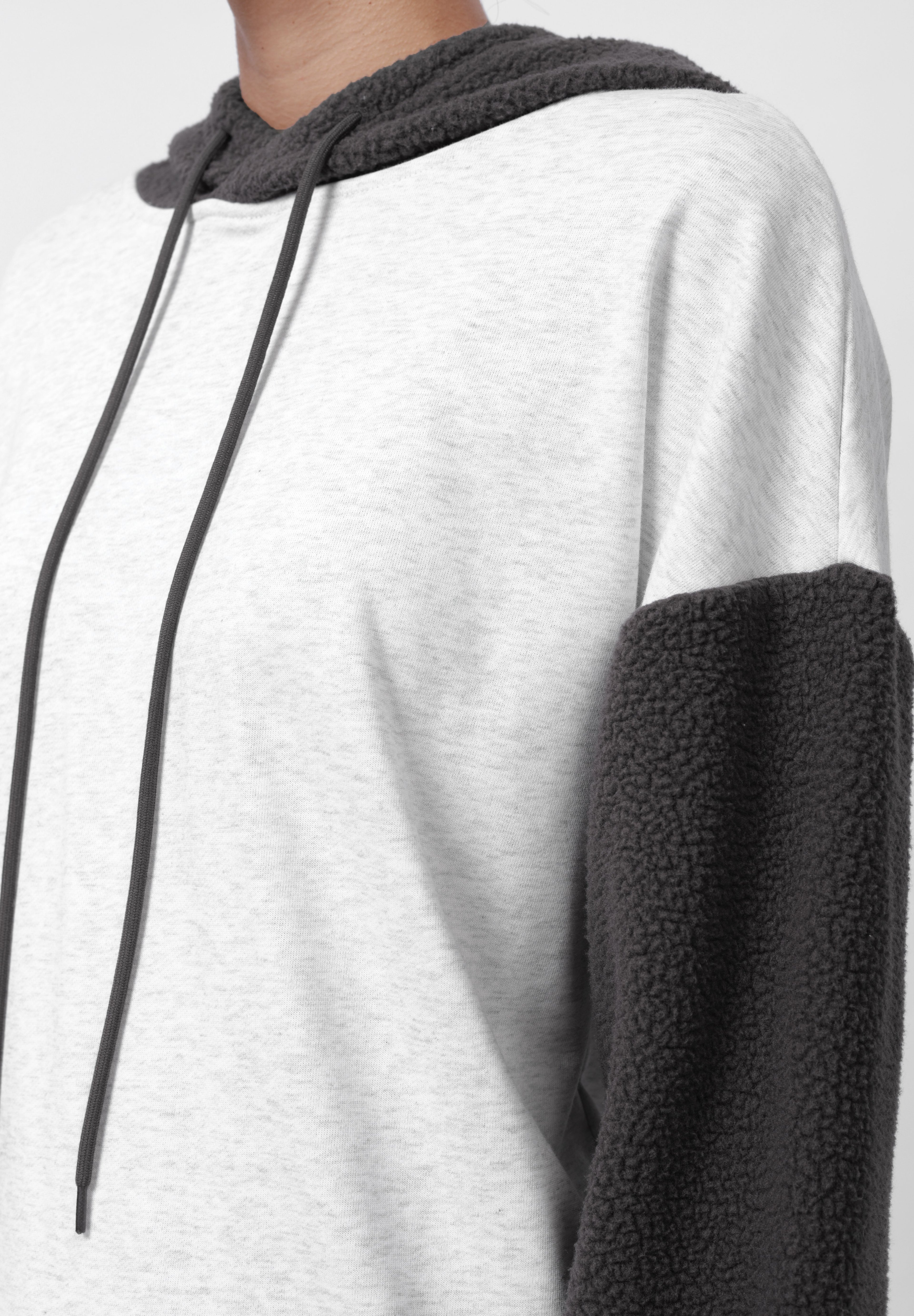YOURTURN BORG HOOD AND SLEEVES UNISEX