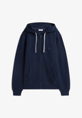 Tommy Hilfiger ESSENTIAL HOODED - Zip-up sweatshirt - navy blue
