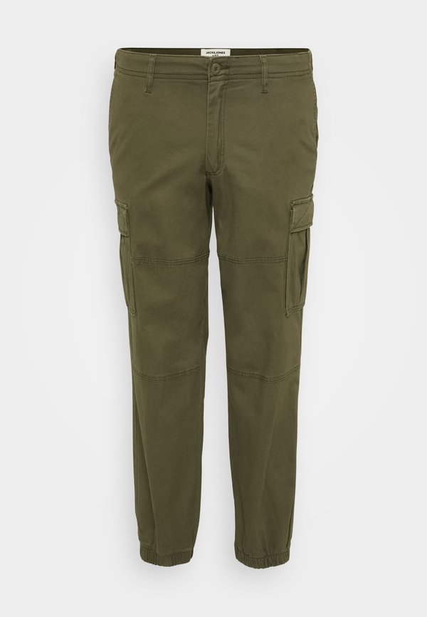 Jack & Jones JPSTKANE JJJONNIE CUFFED - Cargo trousers - olive night