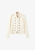 Mango ADULT - Denim jacket - off white