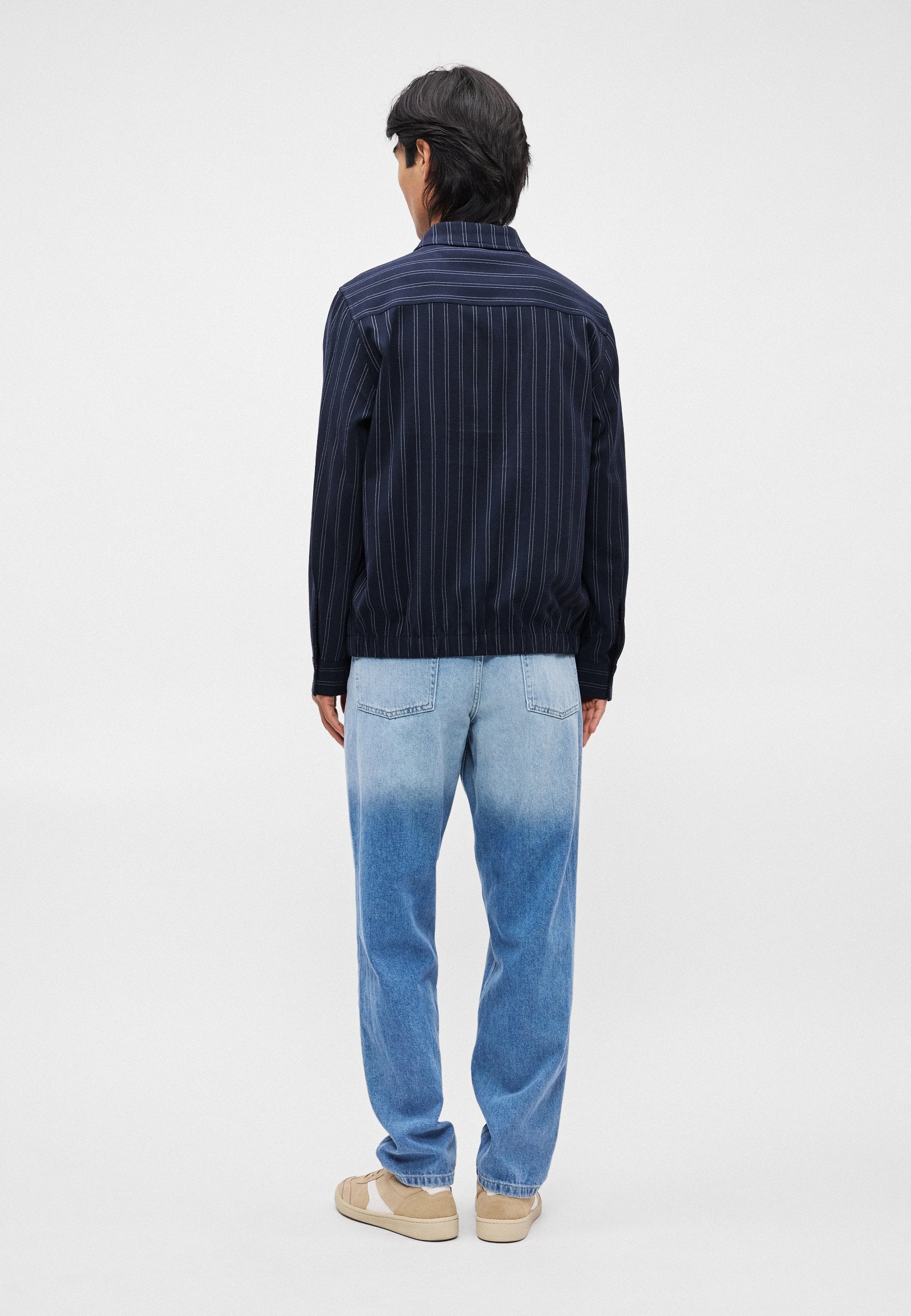 PINSTRIPED OVERSHIRT Media 5