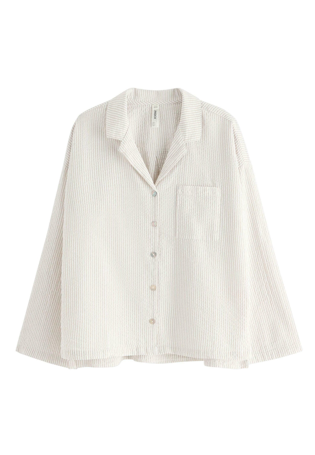 Lindex PYJAMA SHIRT SEERSUCKER