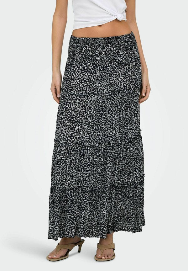 ONLY ONLFERNANDA Long - Maxi skirt - night sky