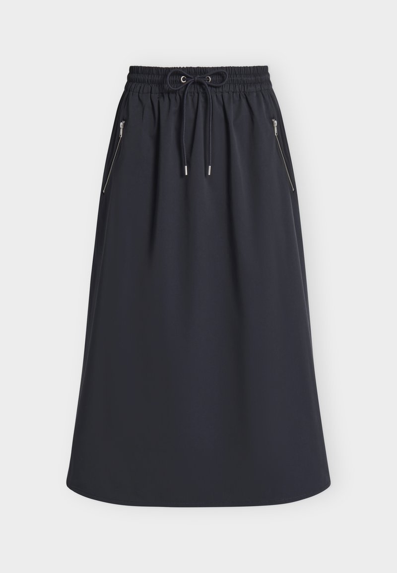 WOVEN SKIRTS, MIDI FLARE SKIRT Media 1