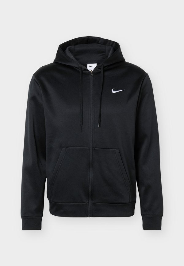 Nike Performance FLEX - Zip-up sweatshirt - black/white
