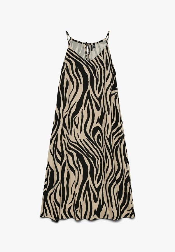 Vero Moda VMJESMILO Midi - Day dress - silver lining