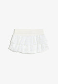 Bershka A-LINE SKIRT - A-line skirt - white