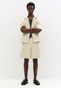 PULL&BEAR SEERSUCKER- BERMUDA
