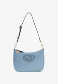 Guess ISOLA LOGO SCHULTERTASCHE - Handbag - light blue