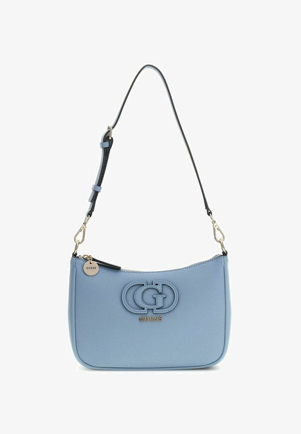 Guess ISOLA LOGO SCHULTERTASCHE - Handbag - light blue