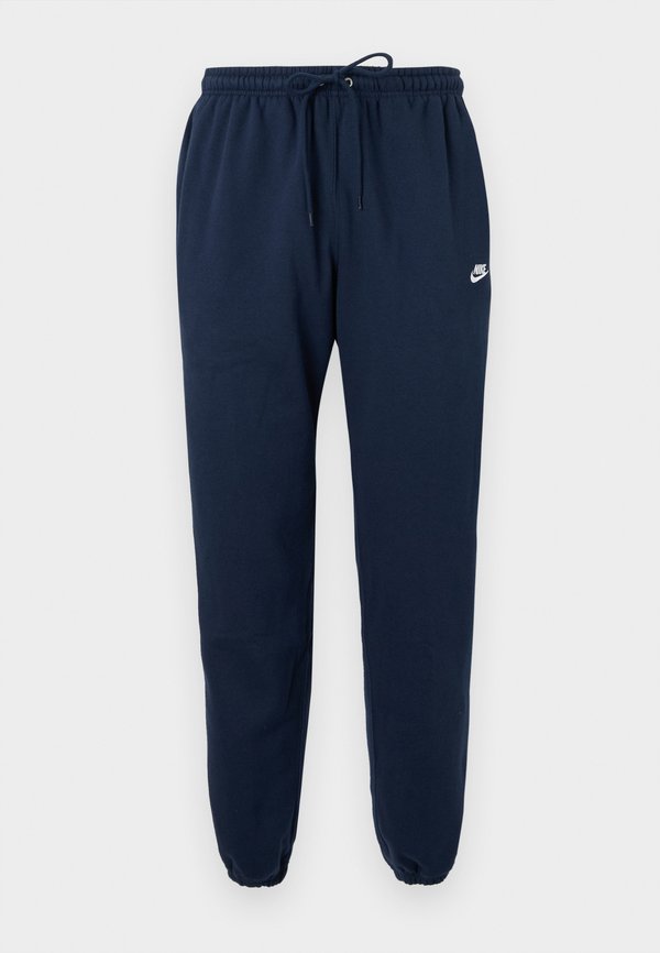 Nike Sportswear M NK CLUB BB CUFF PANT - Tracksuit bottoms - obsidian obsidian white