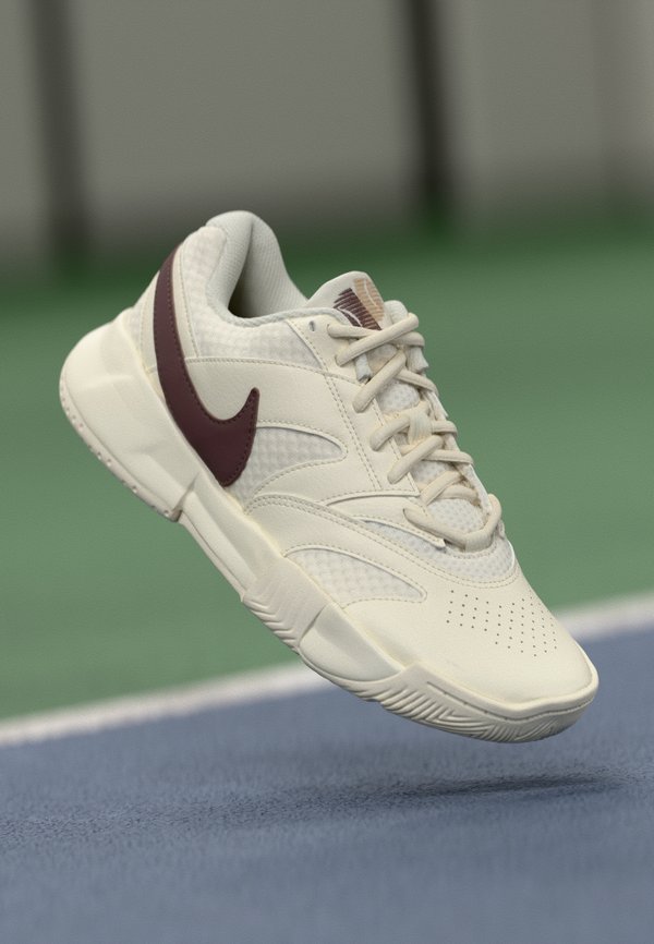 Nike Performance COURT LITE 4  - Multicourt tennis shoes - pale ivory/tattoo/vachetta tan