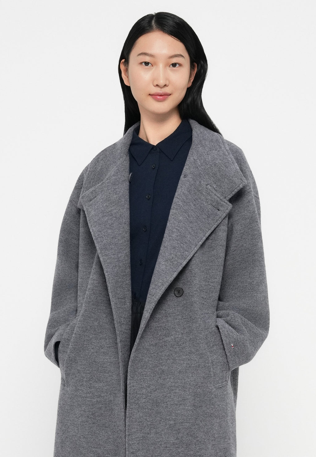 TEXTURE FUNNEL COAT Media 5