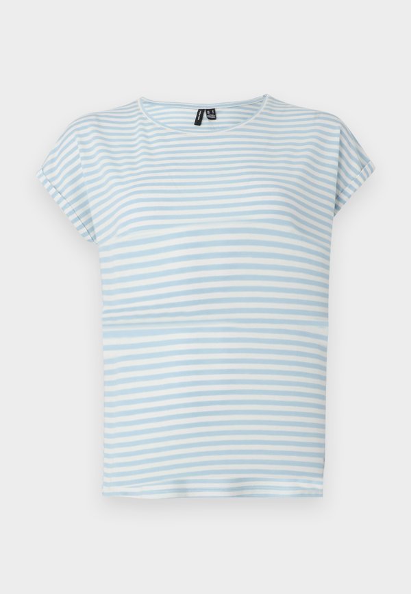 Vero Moda VMAVA - Print T-shirt - airy blue/pristine