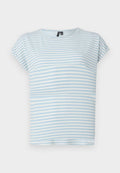 Vero Moda VMAVA - Print T-shirt - airy blue/pristine