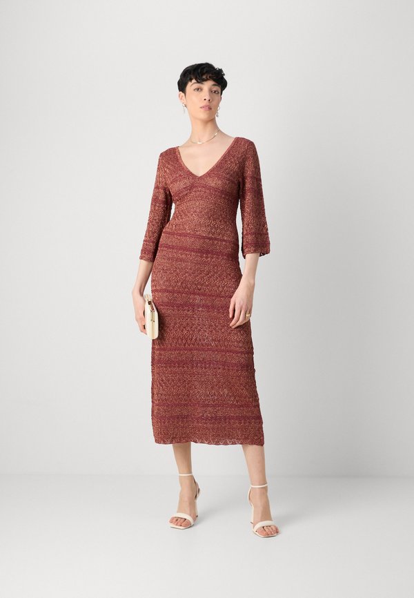 Scotch & Soda METALLIC POINTELLE DRESS