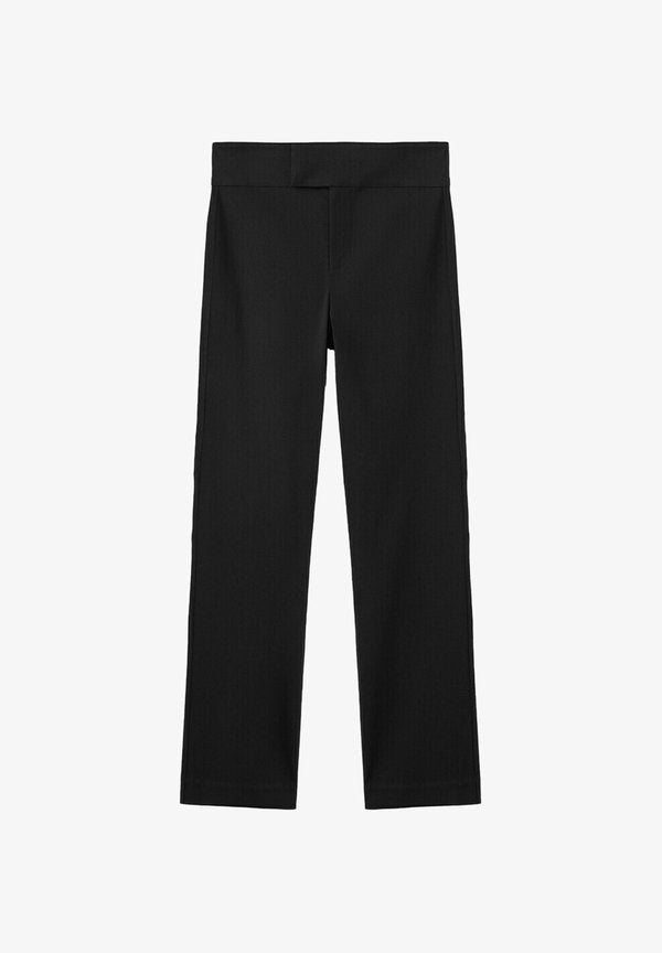 Mango ADULT - Trousers - black