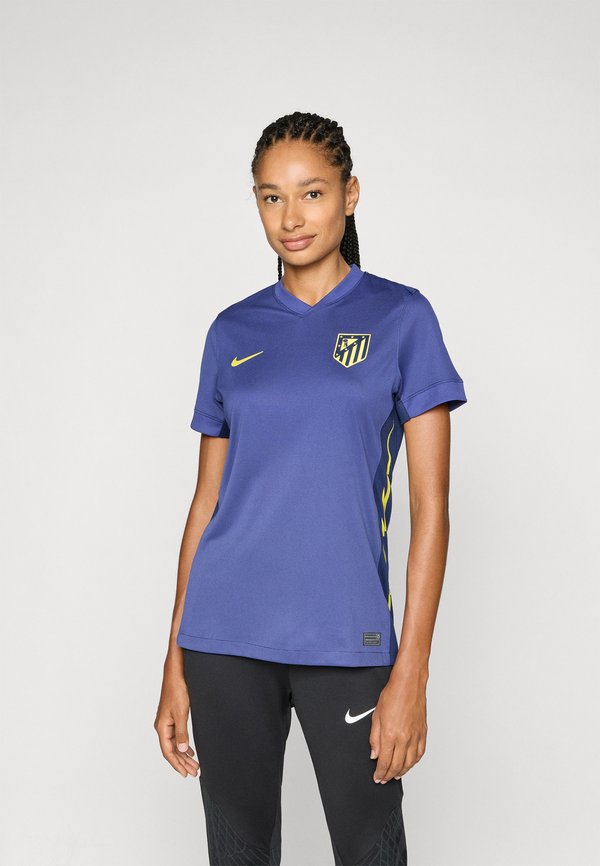 Nike Performance ATLÉTICO MADRID 2025/26 STADIUM AWAY - Club wear - binary blue/dark purple dust/vibrant yellow