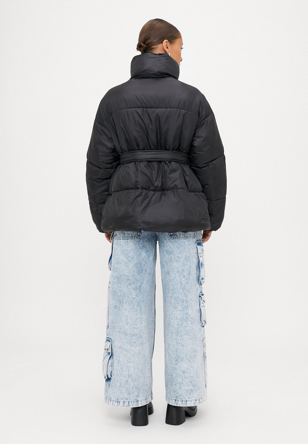 Gina Tricot Petite BELTED PUFFER JACKET